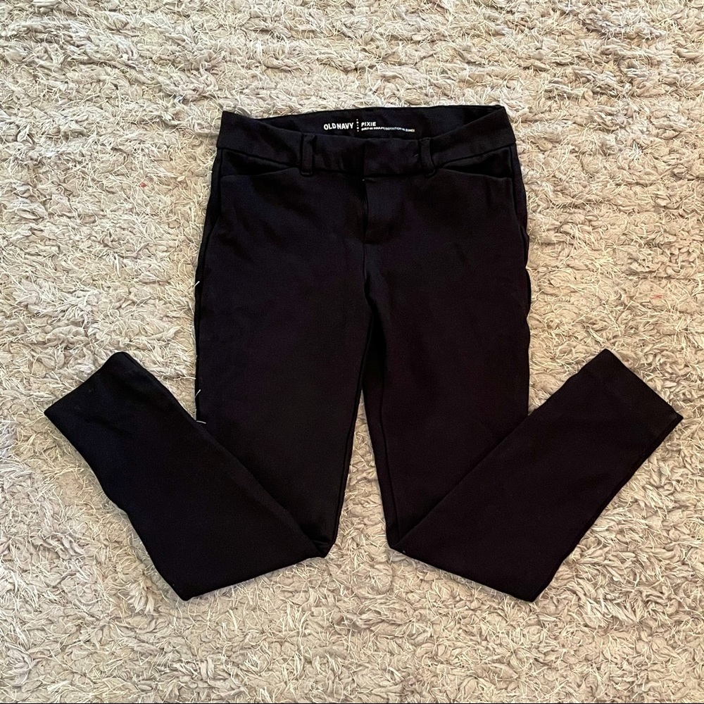 Old Navy Black Pixie Office Pants